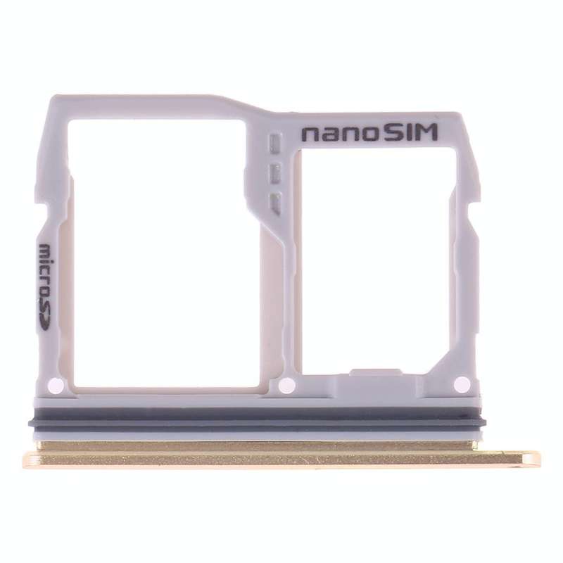 SIM Card Tray + Micro SD Card Tray for LG G6 H870 H871 H872 LS993 VS998 US997 H873 (Gold)