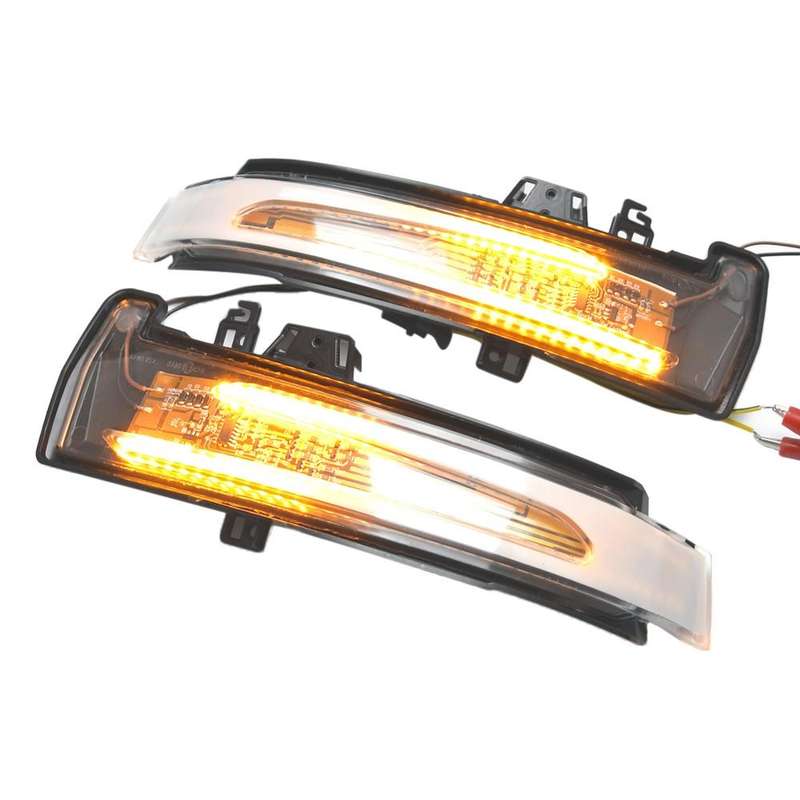 1 Pair For Mercedes-Benz A Class W176 2013-2017 Car Dynamic LED Turn Signal Light Rearview Mirror...