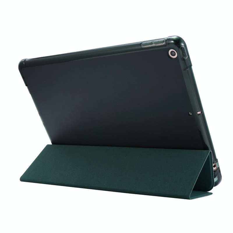 For iPad 10.2 2021 / 2020 / 2019 Airbag Horizontal Flip Leather Case with Three-fold Holder & Pen...