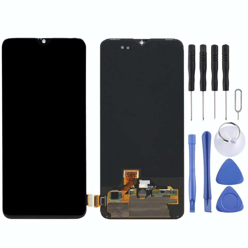 For OnePlus 6T  with Digitizer Full Assembly OEM LCD Screen (Black)