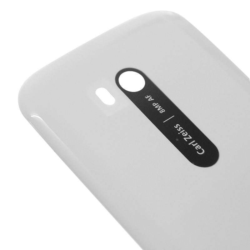 Smooth Surface Plastic Back Housing Cover for Nokia Lumia 822(White)
