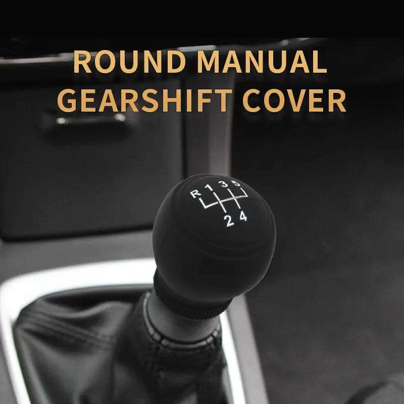 For Volkswagen 5-speed+R Car Silicone Dustproof Shift Knob Gear Protective Cover(Black)