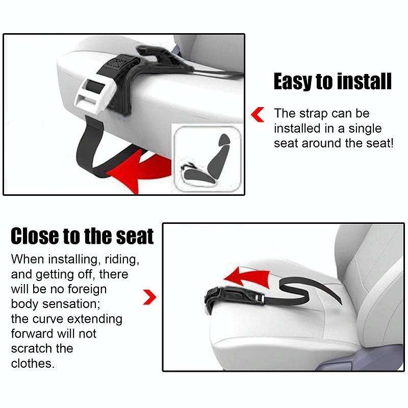 Pregnant Car Seat Belt Anti Stranglehold Belly Protection Fetal Regulator(Black)