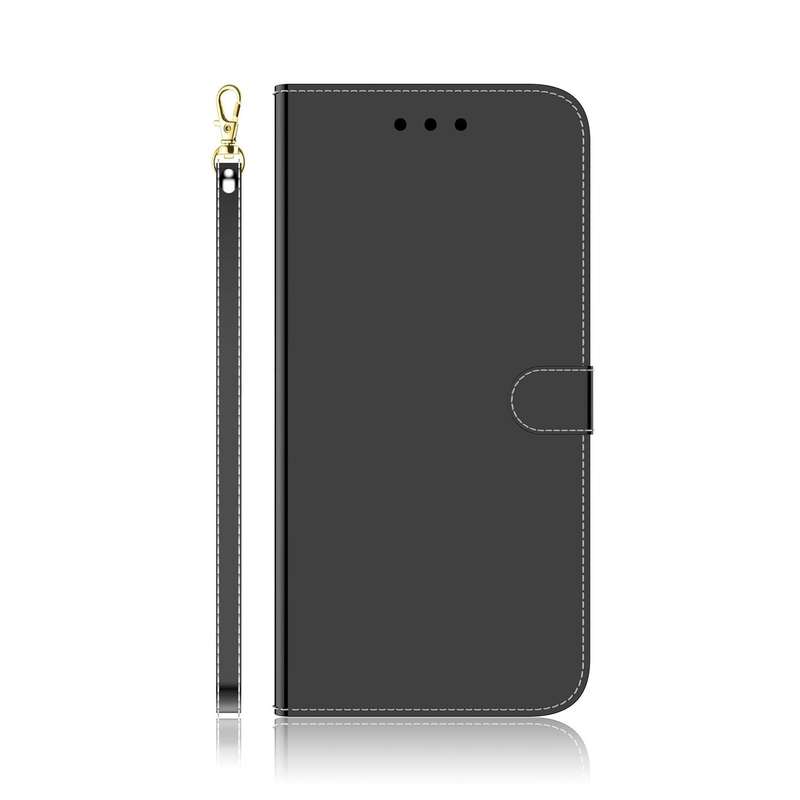 For ZTE Blade A72 / V40 Vita Imitated Mirror Surface Horizontal Flip Leather Phone Case(Black)