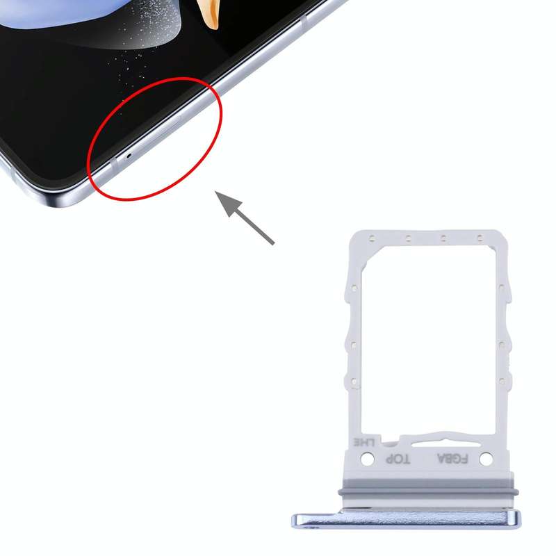 For Samsung Galaxy Z Flip4 SM-F721B Original SIM Card Tray (Blue)