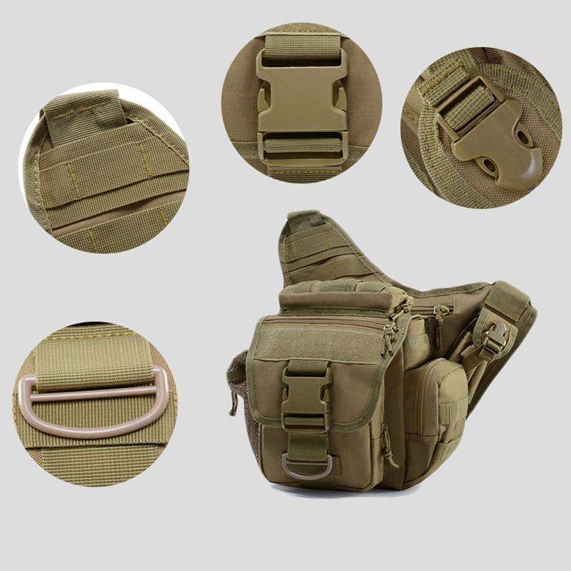B03 One-Shoulder Messenger Waterproof Oxford Cloth Camera Bag(Black)
