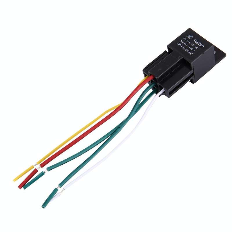 Car Electric Relay, 12V 40A(Black)