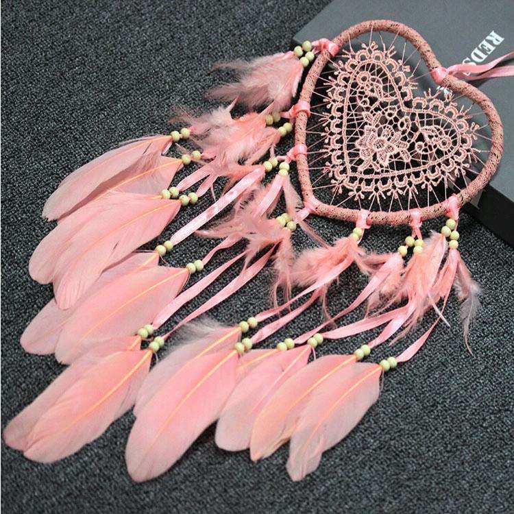 Creative Hand-Woven Crafts Dream Catcher Home Car Wall Hanging Decoration, Type:Without Light(Lig...