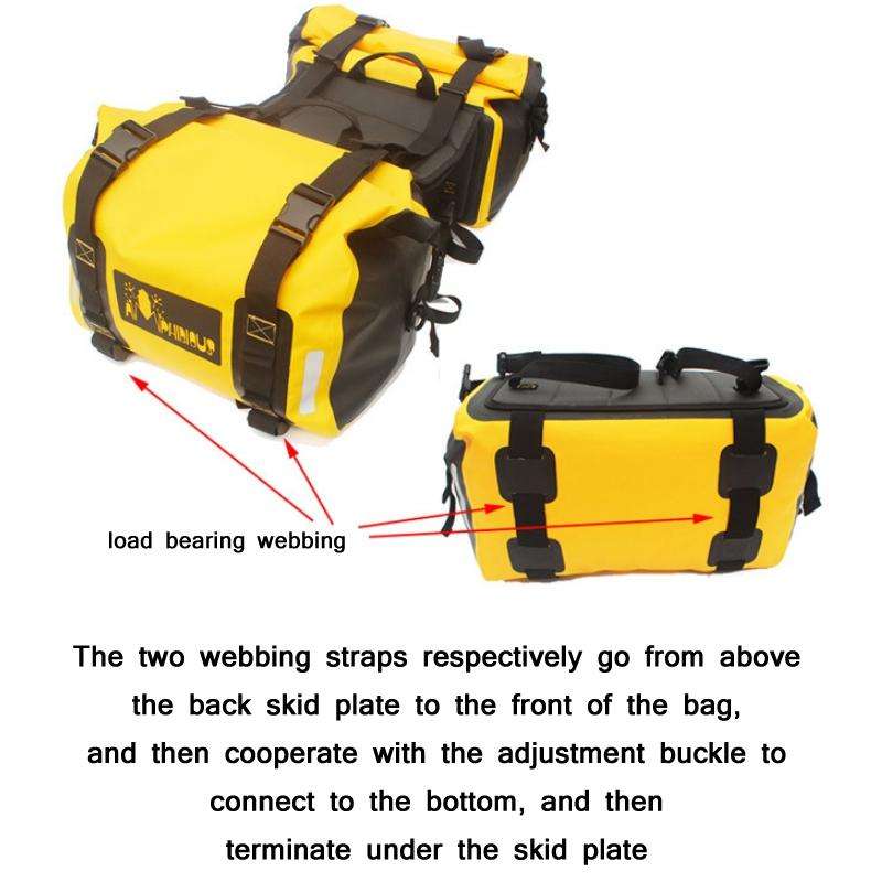 High Frequency Voltage Motorcycle Full Waterproof Side Bag
