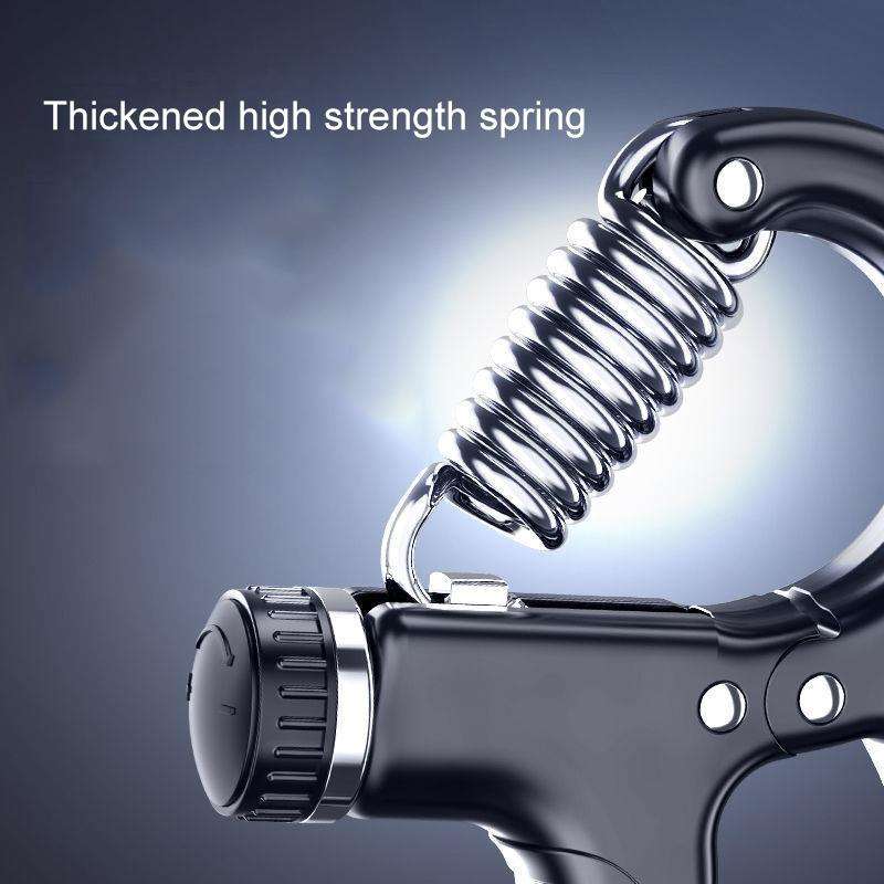 Fitness Exercise Arm Strength Machine Puller Finger Grip Strength Machine Electronic Count-Blue