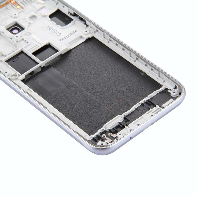 For Galaxy J3 (2016) / J320 Double card version Battery Back Cover + Middle Frame Bezel (Black)