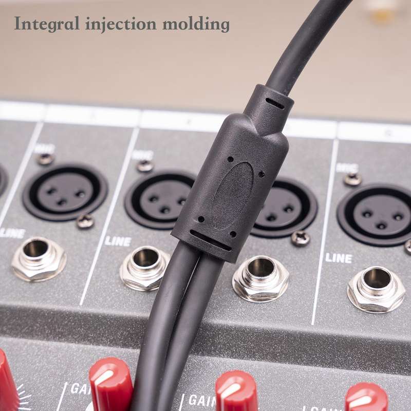 2055YMMF-05 XLR 3pin Female to Dual Male Audio Cable, Length: 50cm(Black+Red)
