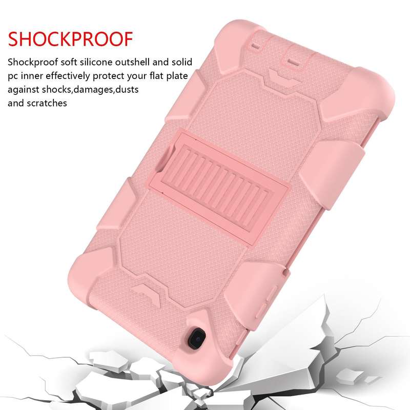 For Samsung Galaxy Tab A7 Lite T220 / T225 Two-Color Robot Shockproof Silicone + PC Protective Ca...