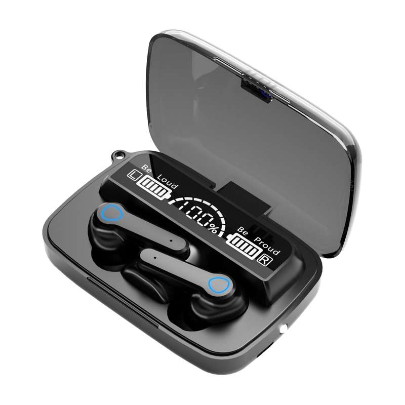 M19 Bluetooth 5.1 TWS Digital Display Wireless Bluetooth Earphone with Charging Box, Support Touc...