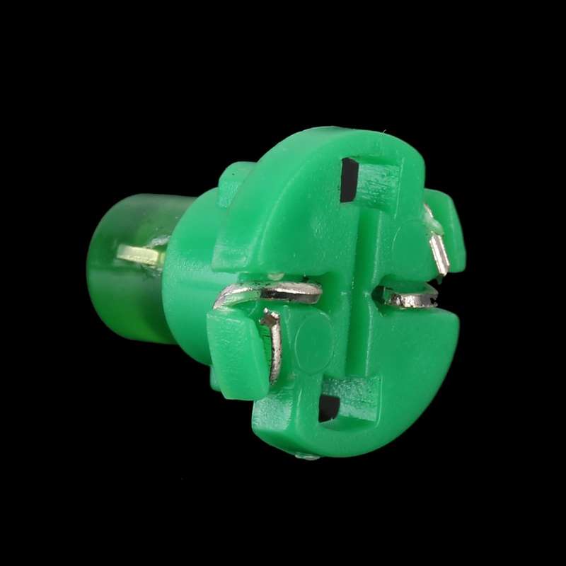 10PCS 2W T4.2 Wedge Instrument Panel LED Light Dashboard Gauge Cluster Indicator Lamp Bulb(Green ...