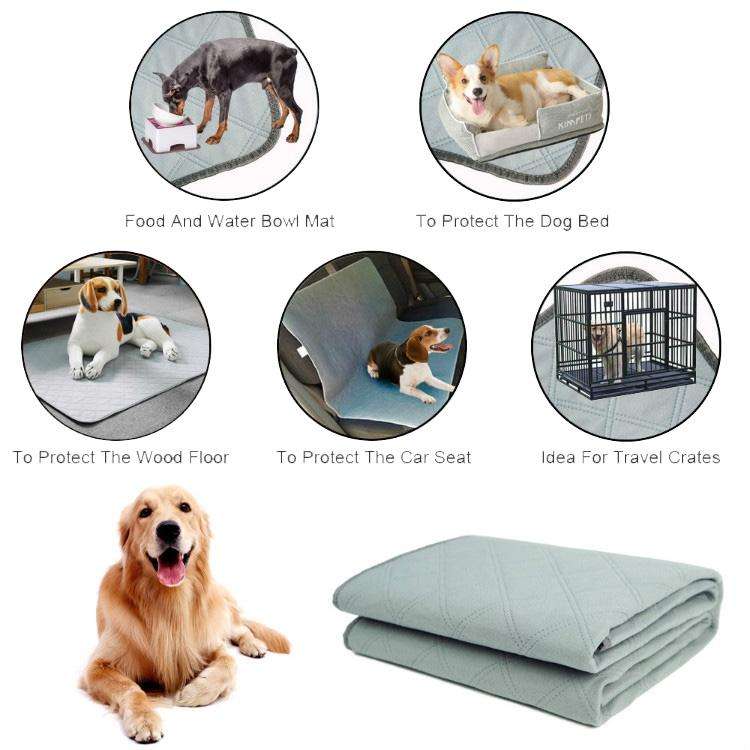 OBL0014 Can Water Wash Dog Urine Pad, Size: L (Deep Gray)