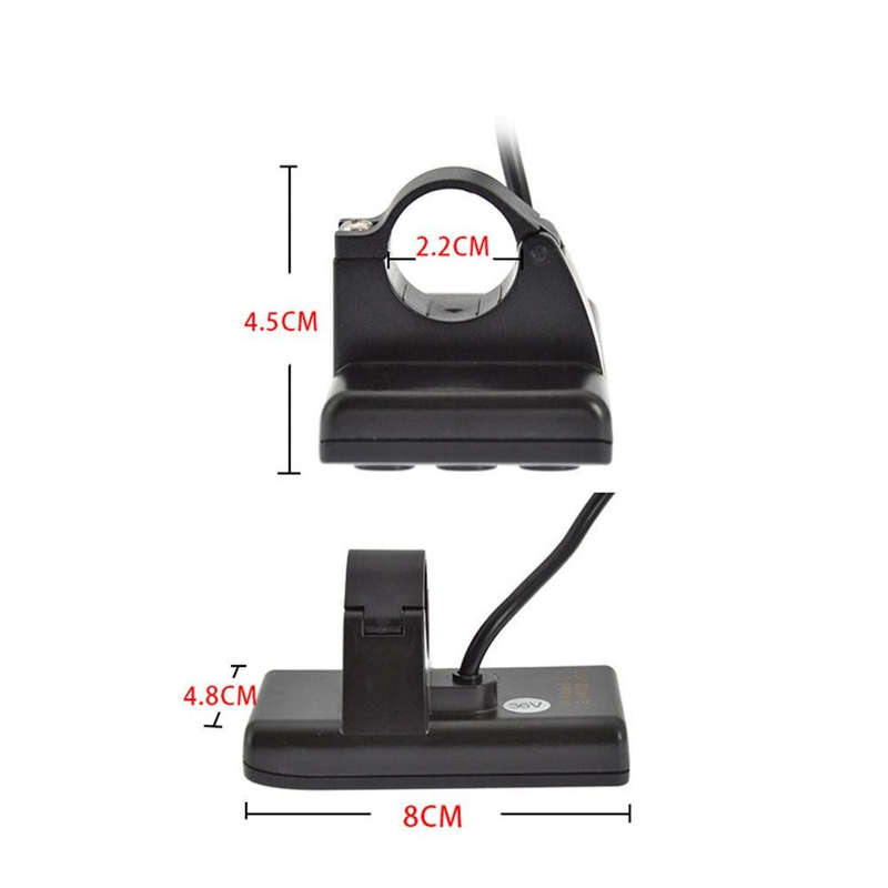 S866 Electric Bicycle Mountain Bike LCD Meter, Specification: A Type