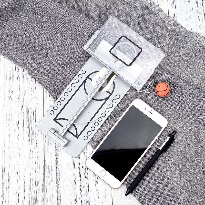 LG082-I Mini Desktop Folding Basketball Machine(Gray)