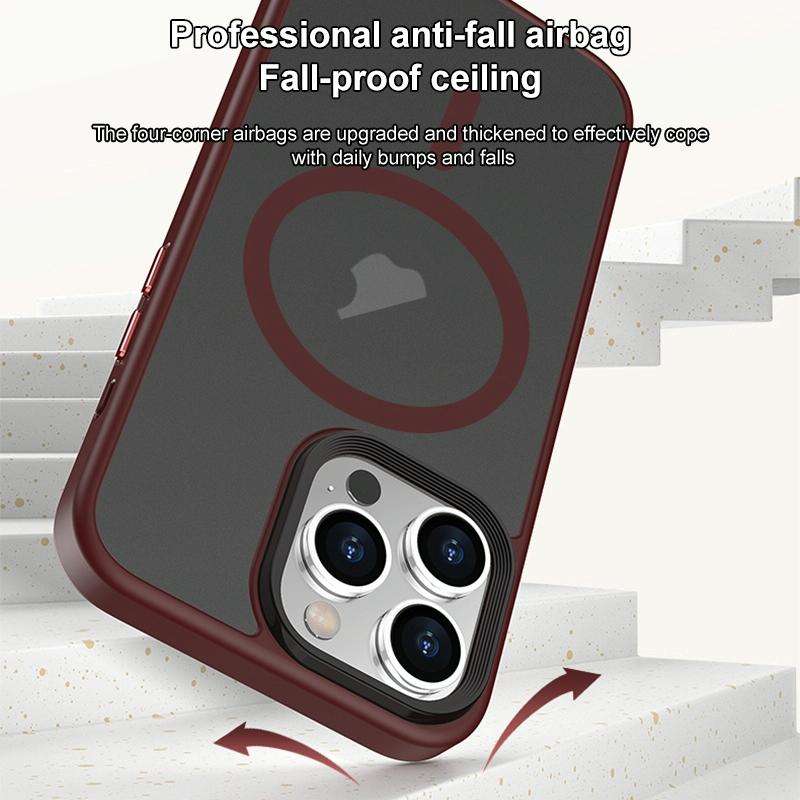 For iPhone 13 Brilliant Series MagSafe Micro-frosted Anti-fingerprint PC Phone Case(Black)