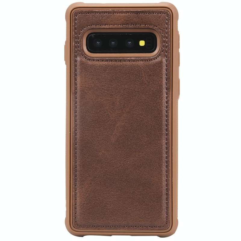 For Galaxy S10 Multifunctional Detachable Magnetic Horizontal Flip Leather Case with Card Slots &...