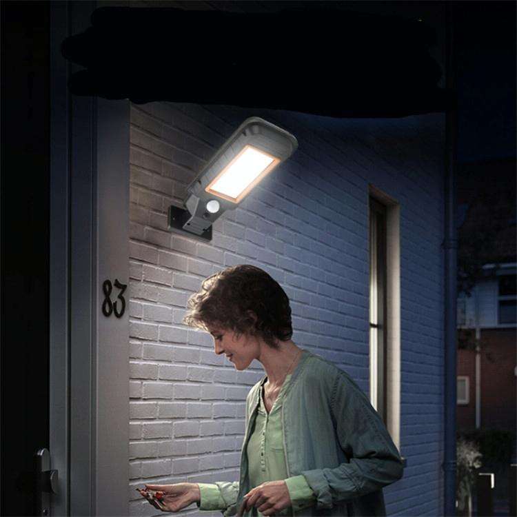 72 LED Solar Lamp Body Induction Wall Lamp LED Outdoor Waterproof Lighting Street Lamp(Green Edge)