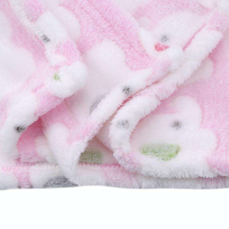 Cartoon Elephant Shape Soft Baby Blankets(Blue)