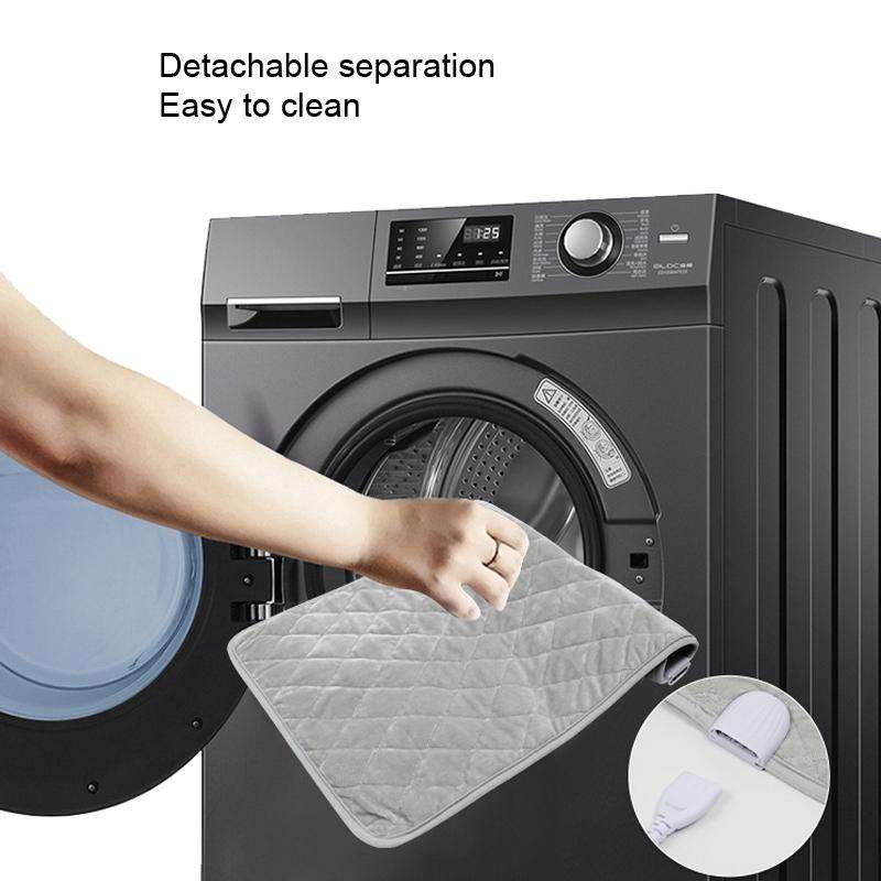 JSB-1 Graphene Heating Pad Timed Water Washing Electric Blanket, Size: 40x76cm(EU Plug)