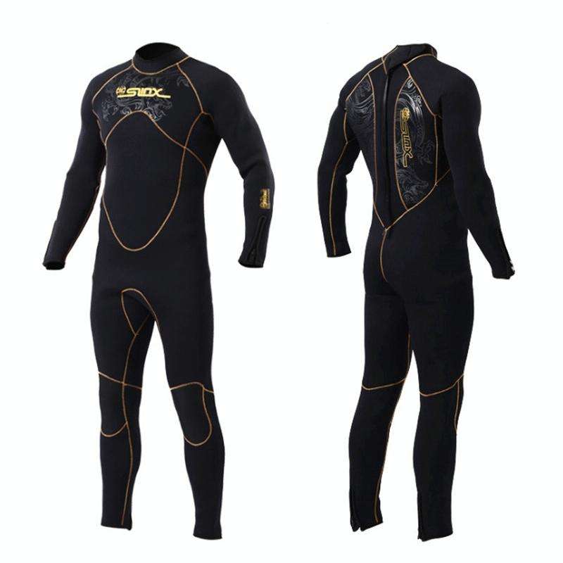SLINX 1106 5mm Neoprene + Towel Lining Super Elastic Wear-resistant Warm Semi-dry Full Body One-p...
