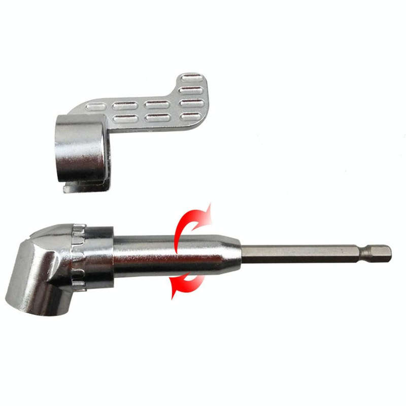 105 Degree Right Angle Drill Driver Bit Extension Power Drill Tool 7mm Hex Magnetic Power Screwdr...