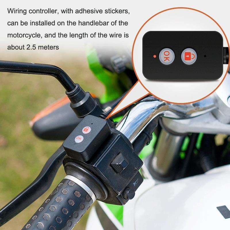 3-inch HD One-key Capture Dual-lens Motorcycle Waterproof Driving Recorder(Black)