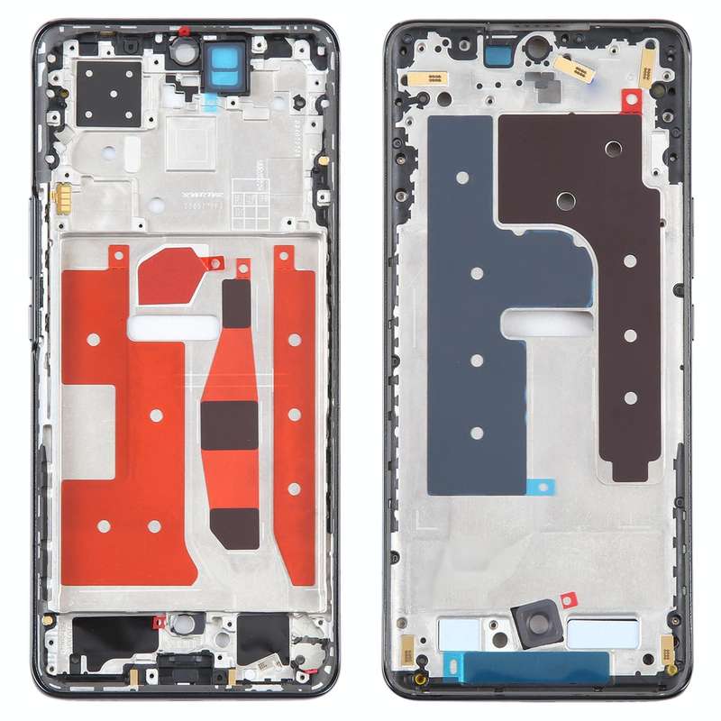 For Honor 60 Pro Front Housing LCD Frame Bezel Plate(Black)