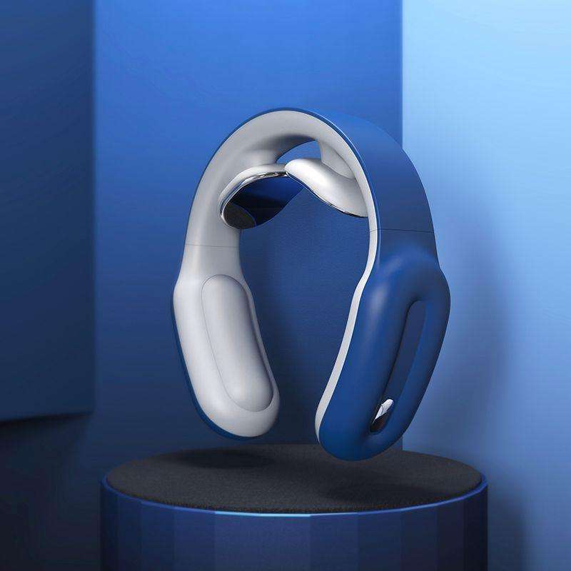 HJ001 Intelligent Mini Remote Control Electric Mini Shoulder Neck Cervical Massager (Blue)