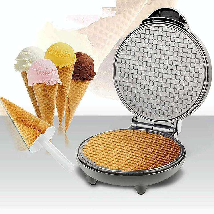 Electric Egg Roll Maker DIY Ice Cream Cone Machine Crispy Omelet Machine Pancake Machine, UK Plug