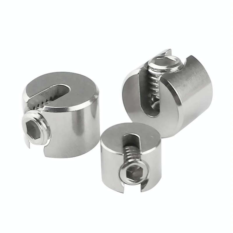 2 PCS M4x2 316 Stainless Steel Garden Wire Rope Fixed Clip