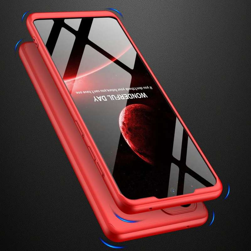 For Samsung Galaxy A33 5G GKK Three Stage Splicing Full Coverage PC Phone Case(Red)