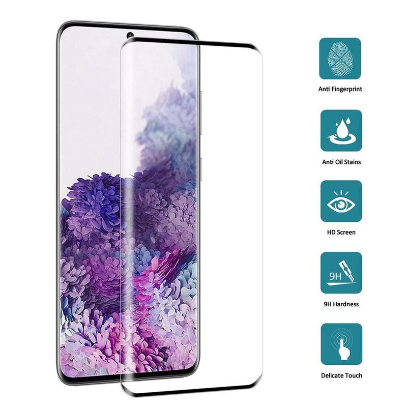 For Galaxy S20+ 3D Curved Edge Full Screen Tempered Glass Film