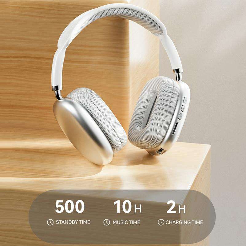 P9 Pro Max HiFi Sound Effect Noise Reduction Wireless Bluetooth Headset(Black)
