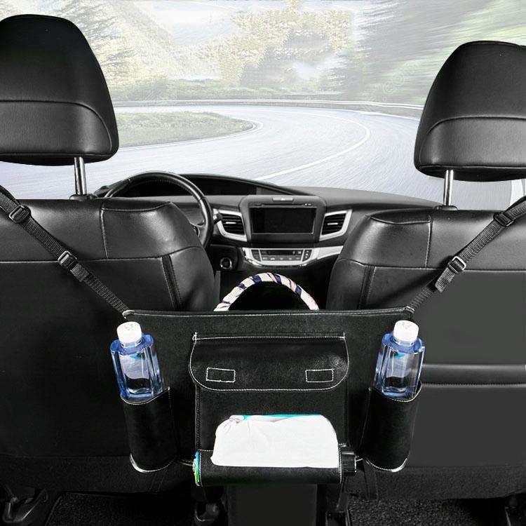 Car Seat Storage Net Pocket Car Storage Bag Multi-Function Suspended Storage Bag, Colour: Upgrade...