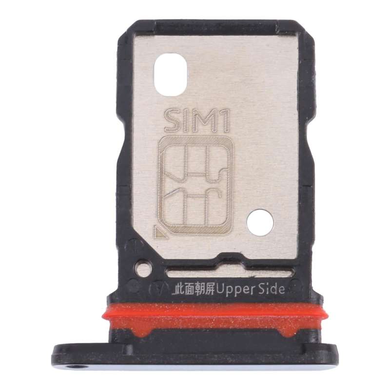 For vivo X60 Pro+ V2056A SIM Card Tray + SIM Card Tray (Black)