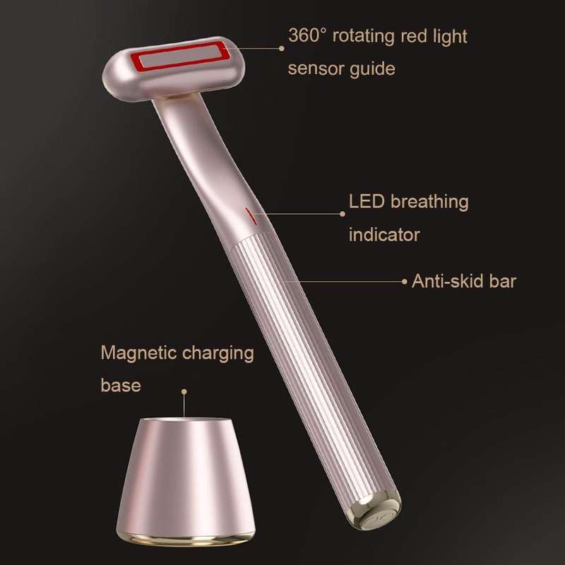 1605 Multifunctional Rotating EMS Micro-Current Radio Frequency Beauty Instrument(Purple)