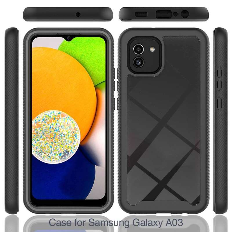 For Samsung Galaxy A03 164mm Starry Sky Solid Color Series Shockproof PC + TPU Phone Case(Frosted...