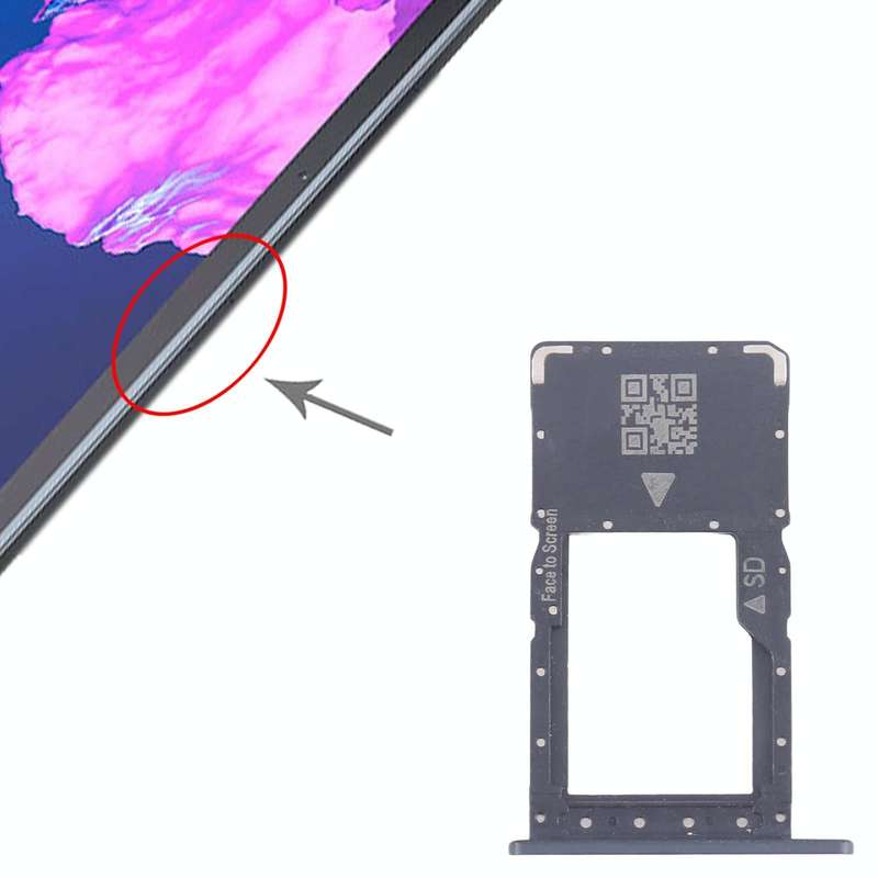 For Lenovo Tab P11 TB-J606 Original Micro SD Card Tray (Black)