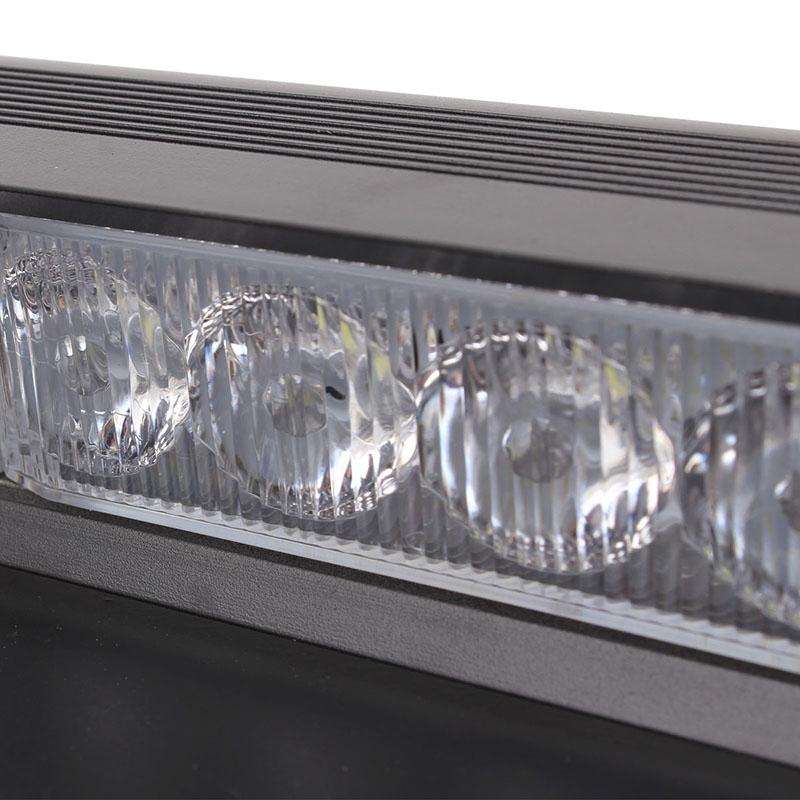 8W 800LM 8-LED Red Light 3-Modes Adjustable Angle Car Strobe Flash Dash Emergency Light Warning L...