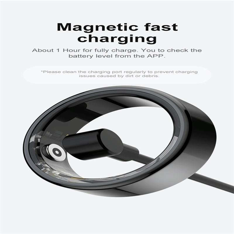 R02 SIZE 9 Smart Ring, Support Heart Rate / Blood Oxygen / Sleep Monitoring / Multiple Sports Mod...