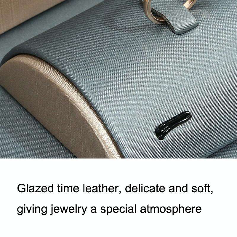 6.5x5.5x10.5cm L Shape Necklace Holder Pearl Gray Jewelry Bracelet Earrings Display Stand