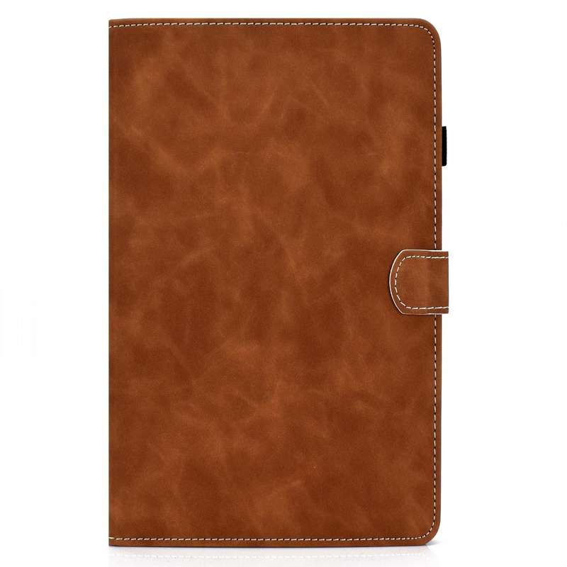 For Samsung Galaxy Tab A7 Lite T220 Cowhide Texture Horizontal Flip Leather Case with Holder & Ca...