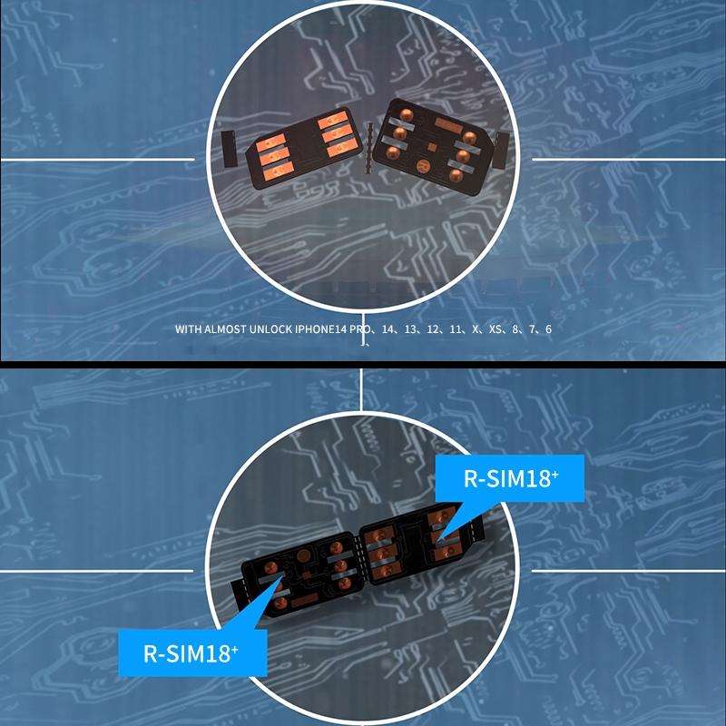 R-SIM 18+ Turns Locked Into Unlocked iOS16 System Universal 5G Unlocking Card