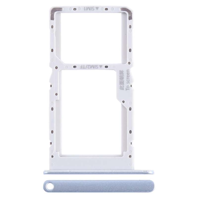 For Huawei Enjoy 60Z SIM + SIM / Micro SD Card Tray (Blue)