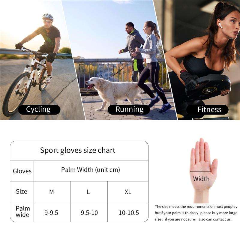 WEST BIKING YP0211207 Riding Full Finger Gloves Road Bike Mountain Bike Locomotive Shock Absorber...
