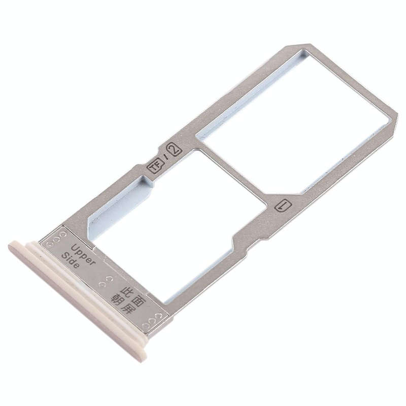 For Vivo Y67 SIM Card Tray + SIM Card Tray / Micro SD Card Tray (Gold)